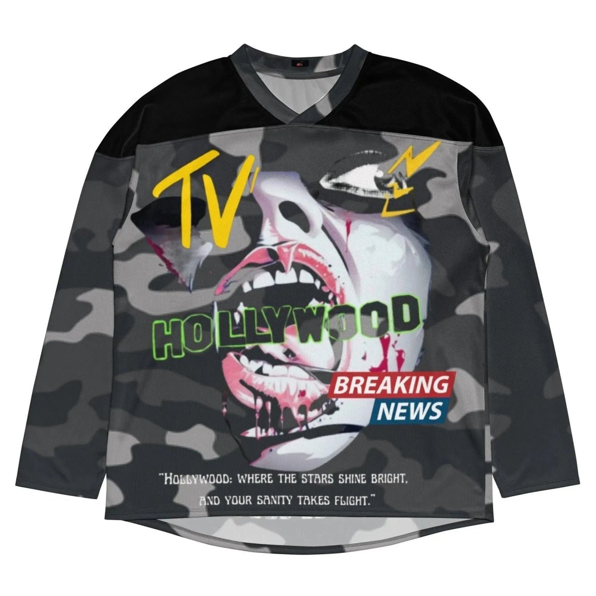 Beesmoove Hollywood freedom Recycled hockey fan jersey - Beesmoove