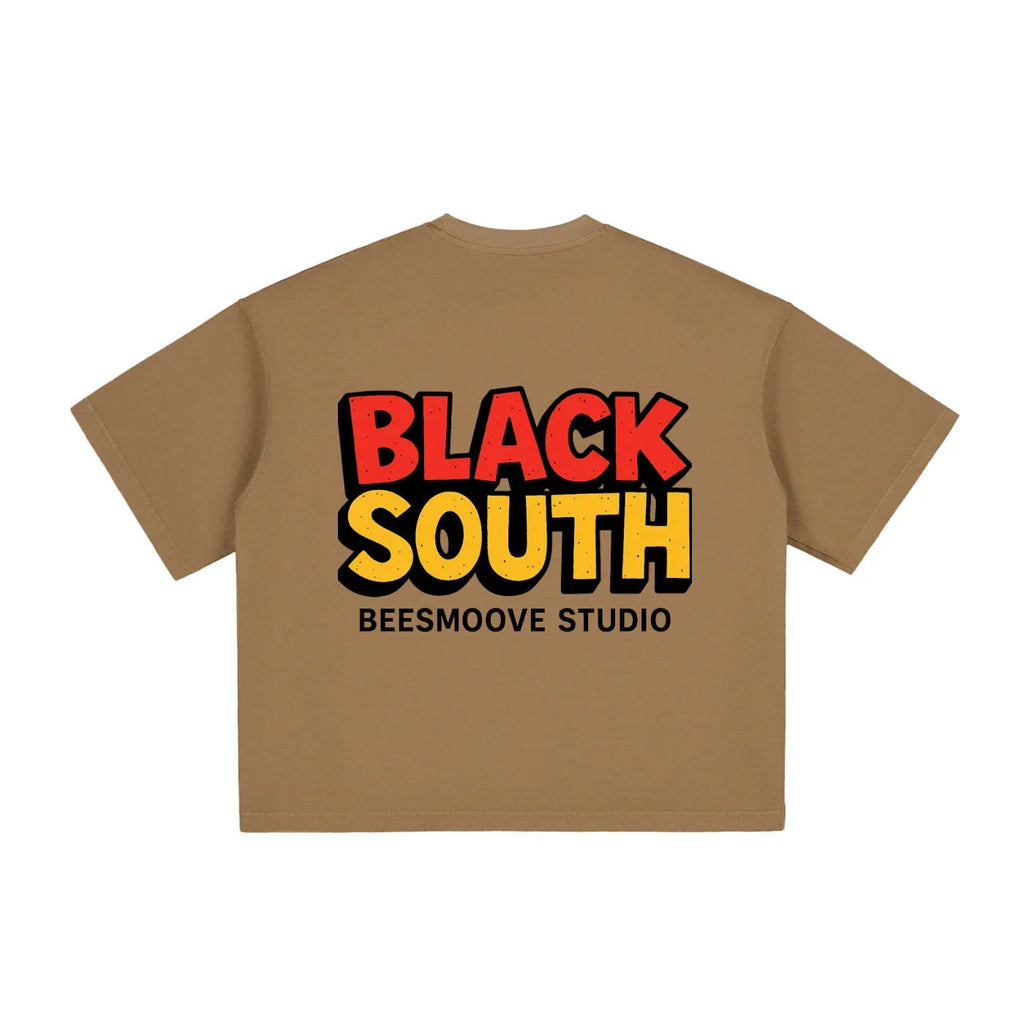 BEESMOOVE Hood Rich Lamont Washed Boxy T-Shirt - Beesmoove