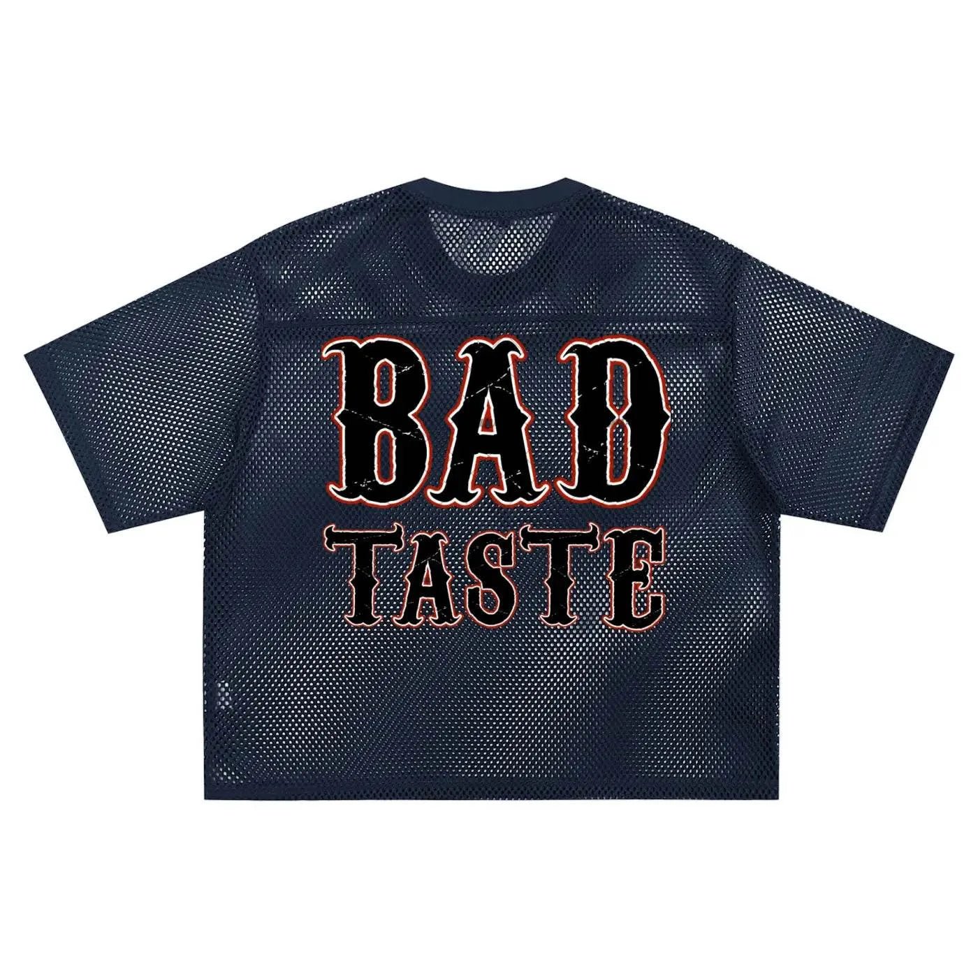 BEESMOOVE Hot Head BAD Taste See - through Boxy Net T-shirt - Beesmoove