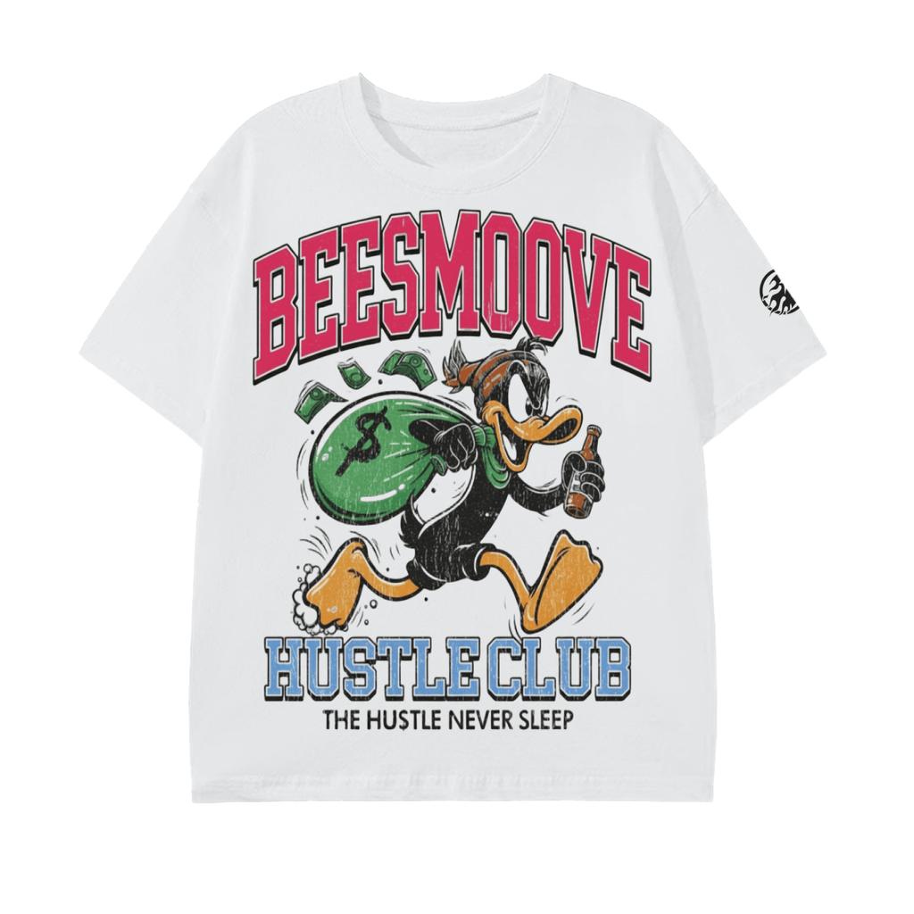 BEESMOOVE Hustle Club (throwback)T-Shirt - Beesmoove