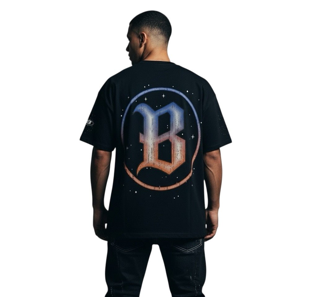 BEESMOOVE Inferno Rockstar Drop Shoulder Cotton Tee - Beesmoove