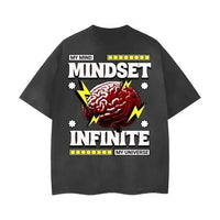 Beesmoove Infinite Mindset Tee Wash Frayed T-Shirt - Beesmoove