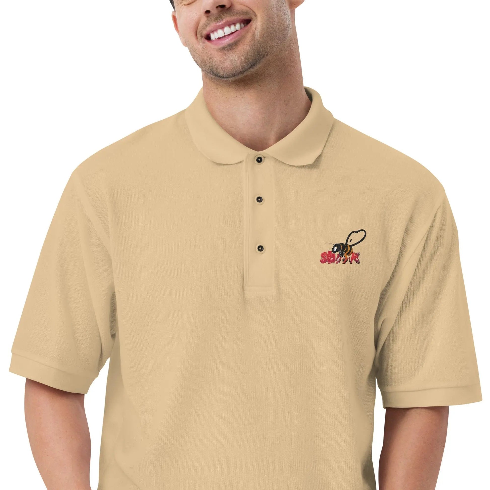 Beesmoove ink red Men's Premium Polo - Beesmoove