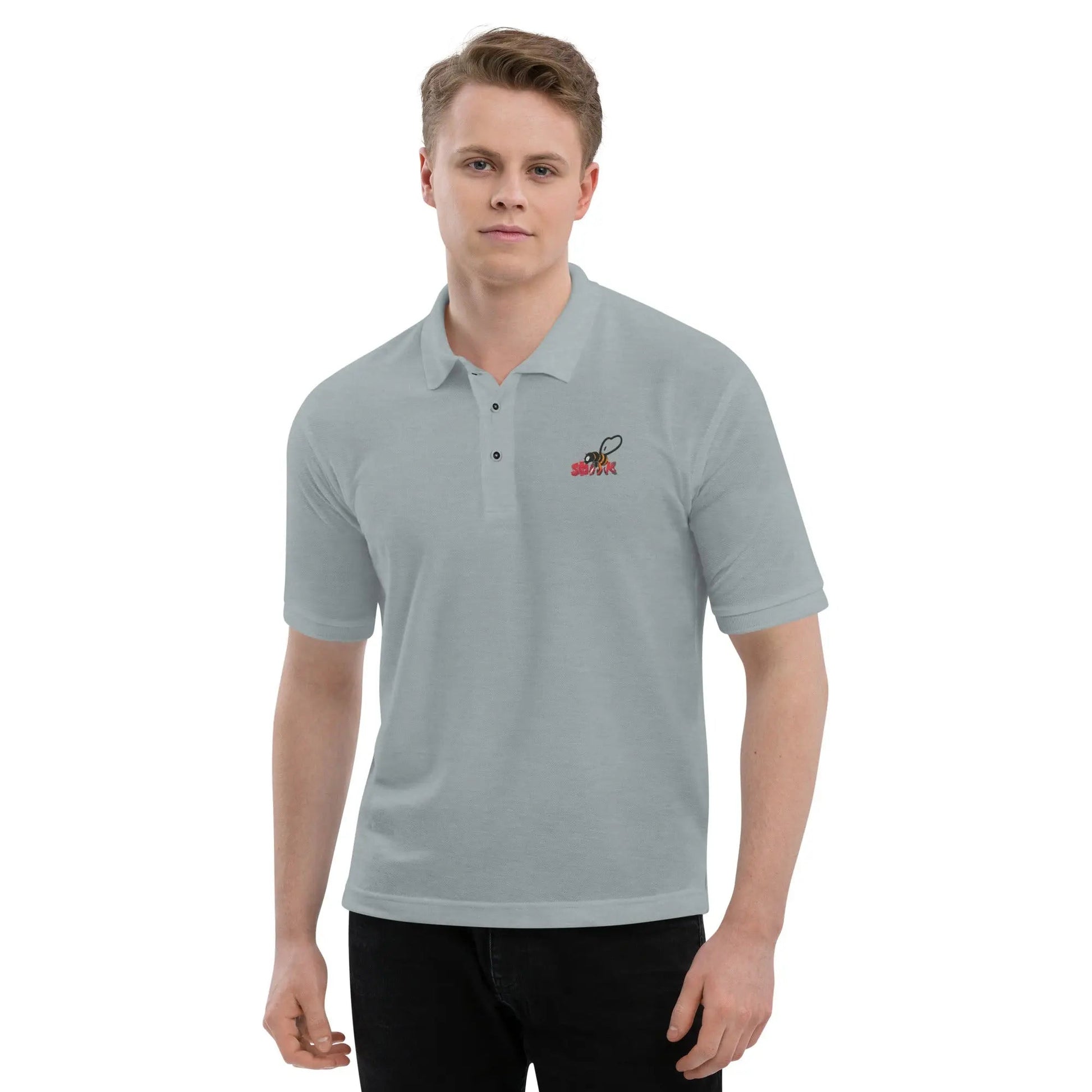 Beesmoove ink red Men's Premium Polo - Beesmoove