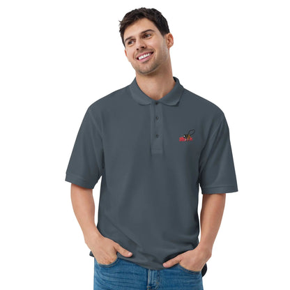 Beesmoove ink red Men's Premium Polo - Beesmoove