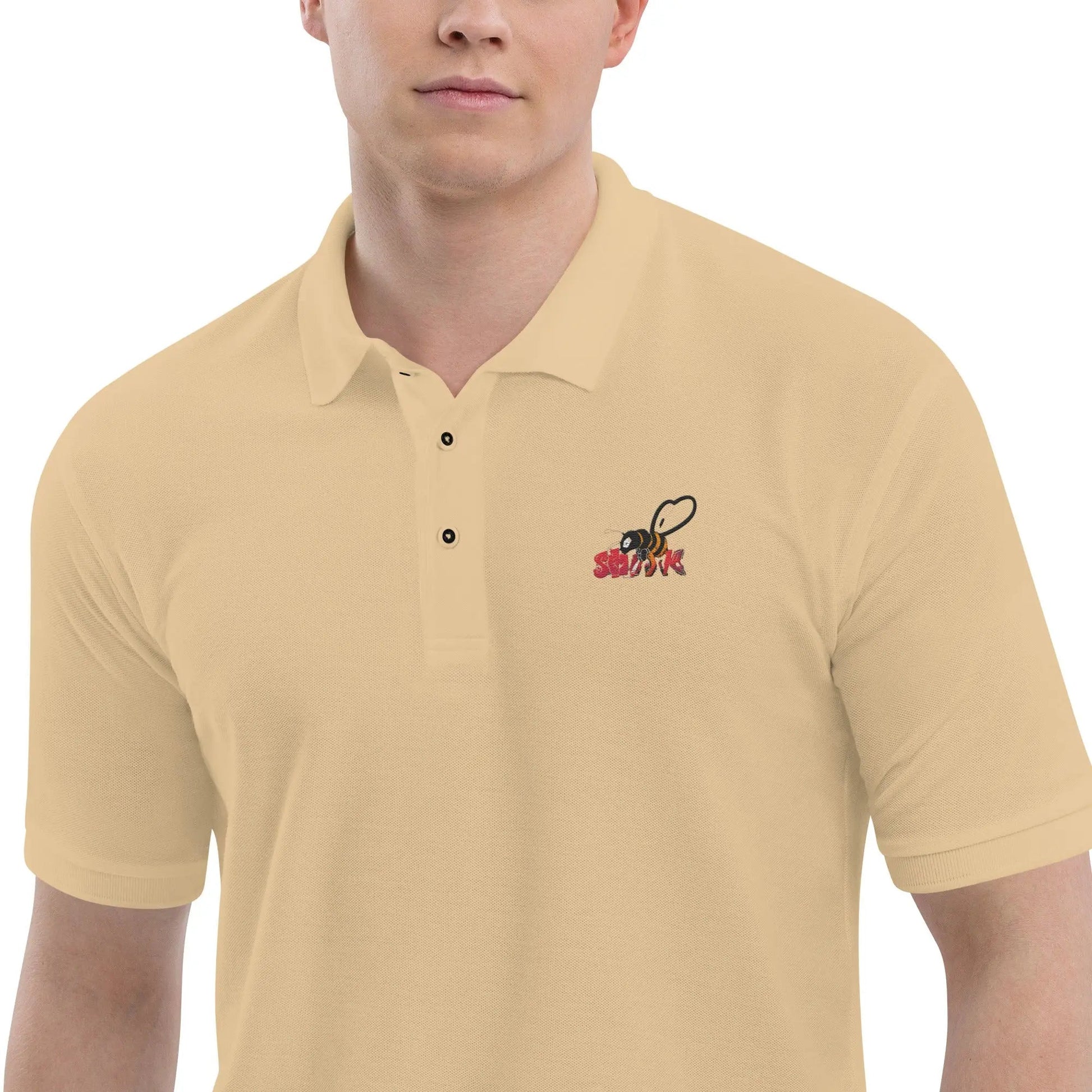 Beesmoove ink red Men's Premium Polo - Beesmoove