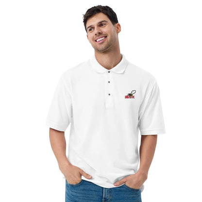 Beesmoove ink red Men's Premium Polo - Beesmoove