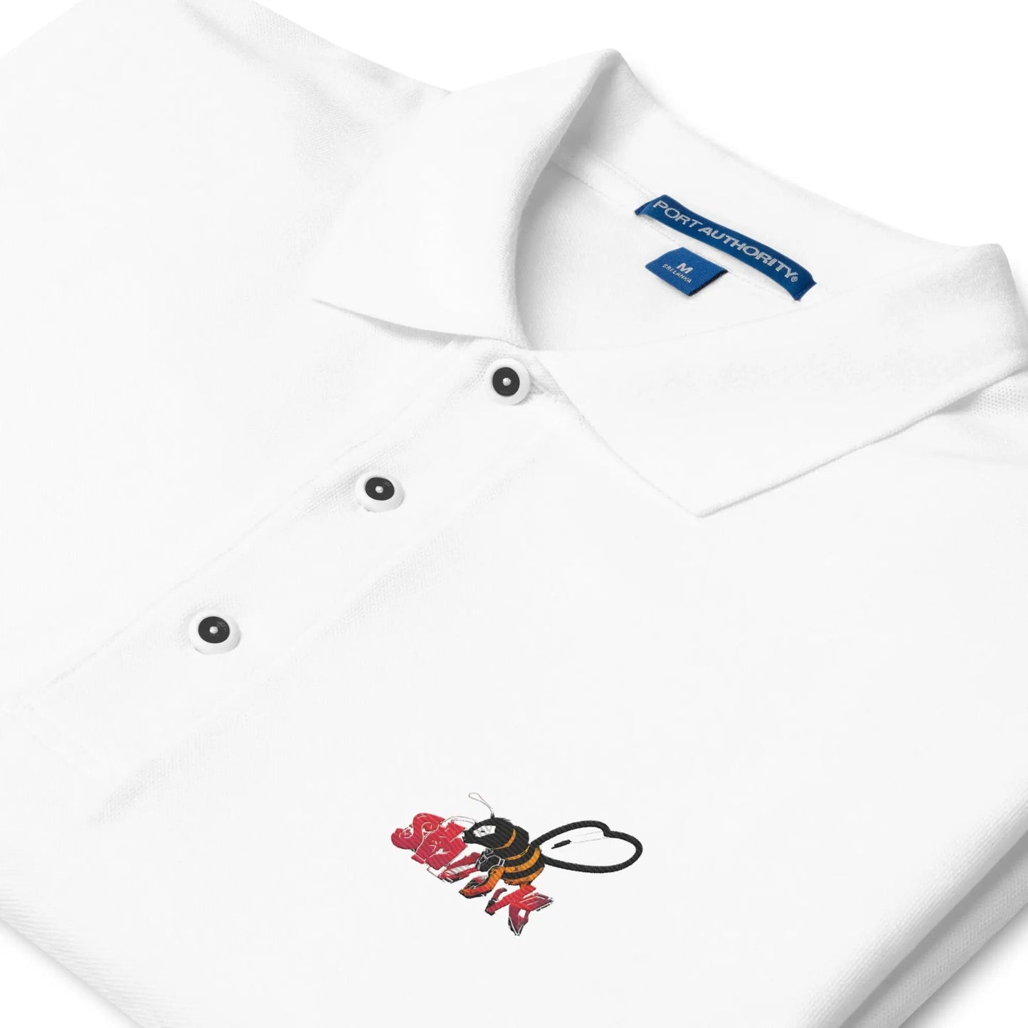 Beesmoove ink red Men's Premium Polo - Beesmoove