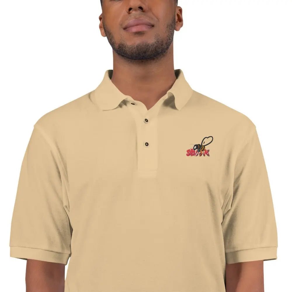 Beesmoove ink red Men's Premium Polo - Beesmoove