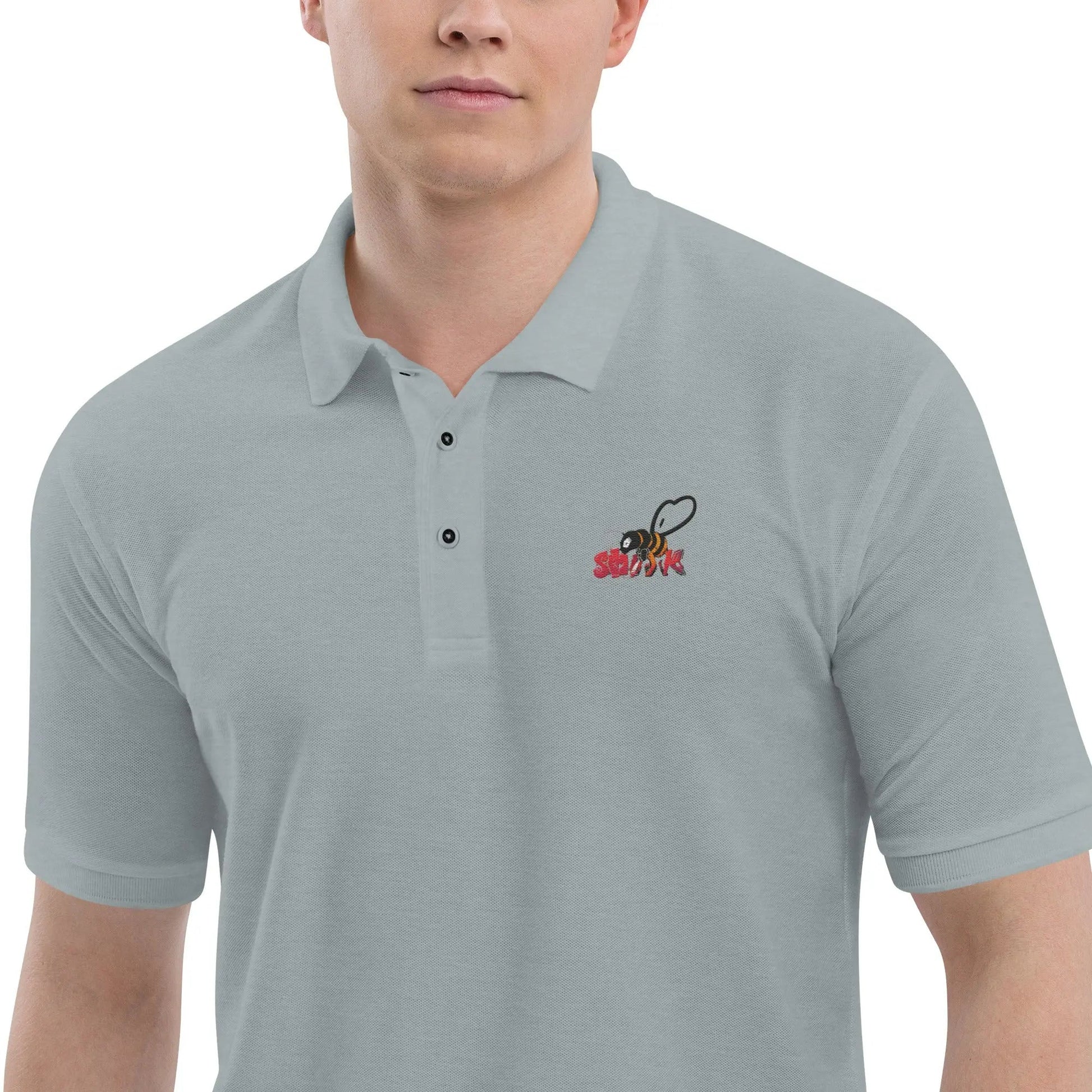 Beesmoove ink red Men's Premium Polo - Beesmoove