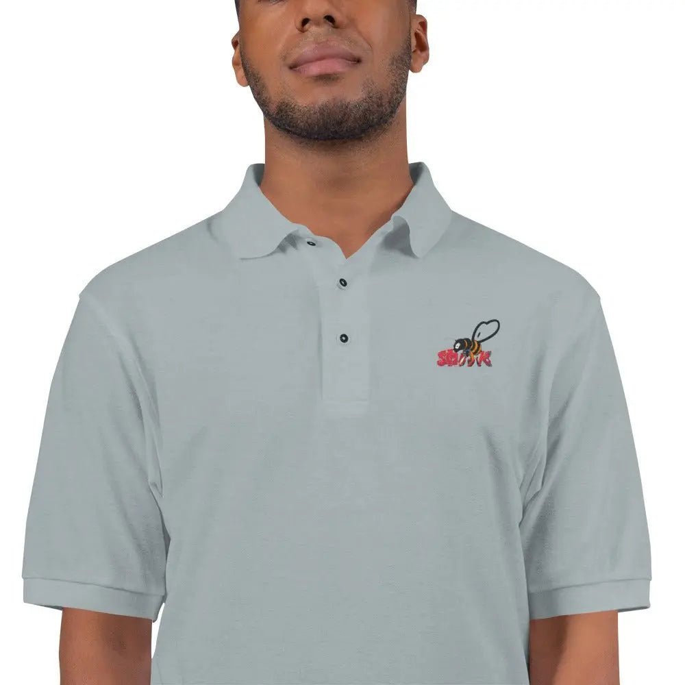 Beesmoove ink red Men's Premium Polo - Beesmoove