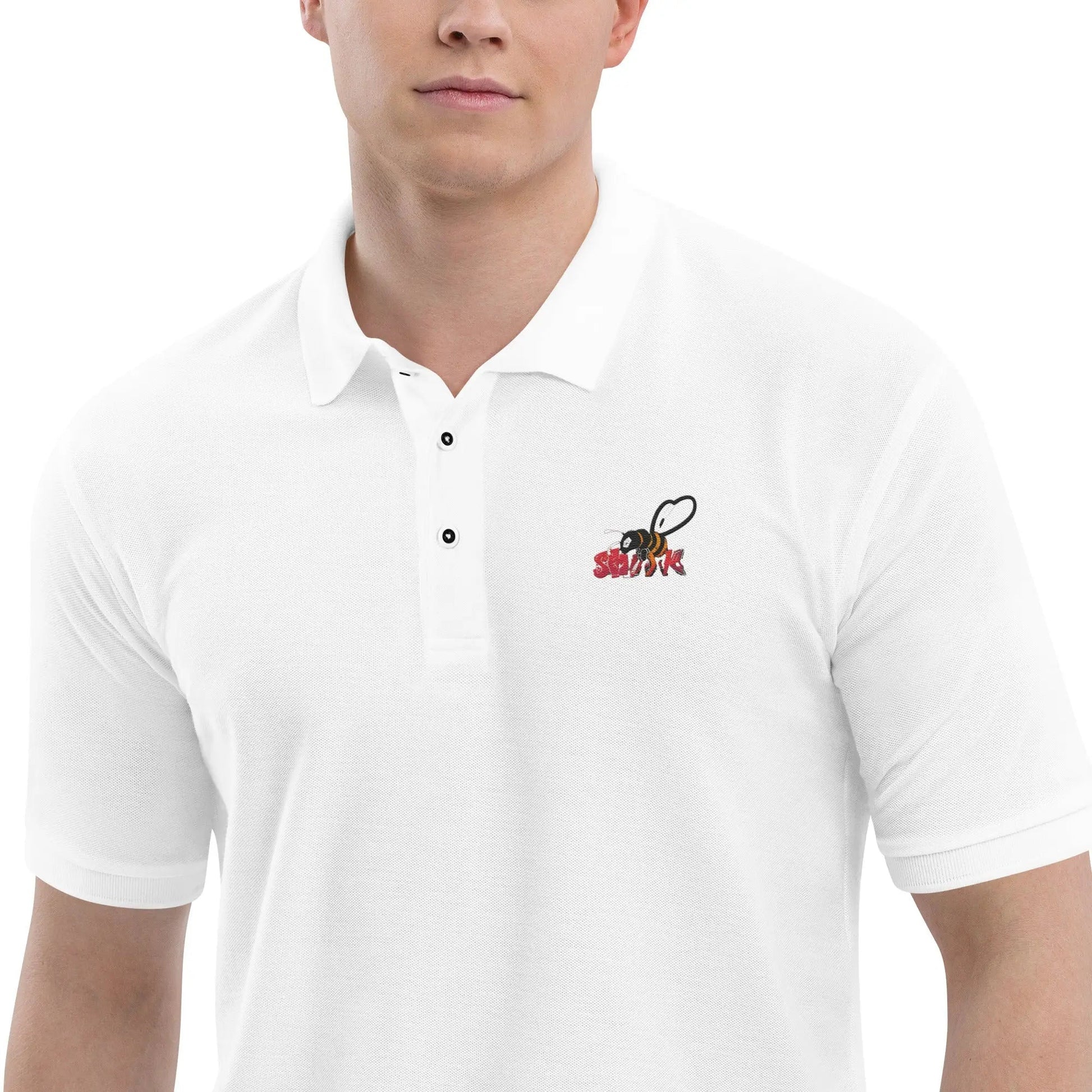 Beesmoove ink red Men's Premium Polo - Beesmoove