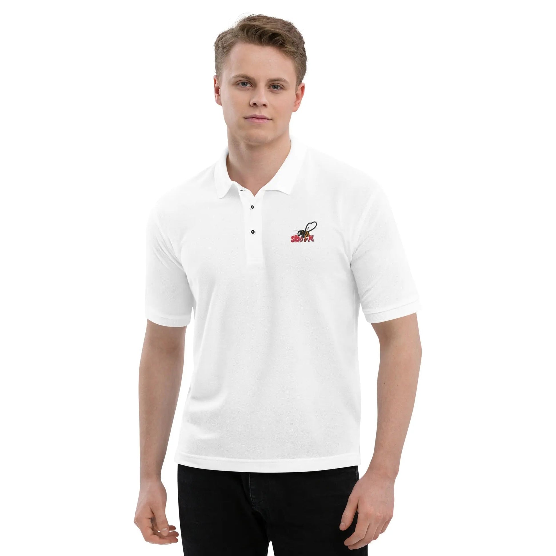 Beesmoove ink red Men's Premium Polo - Beesmoove