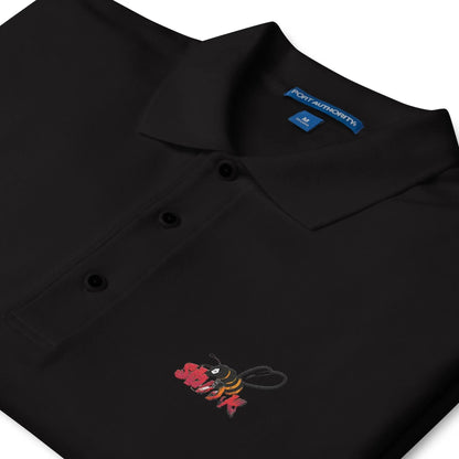 Beesmoove ink red Men's Premium Polo - Beesmoove