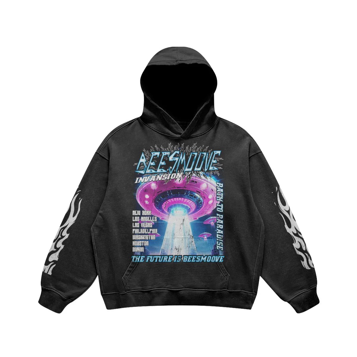 BEESMOOVE INVASION The Future is Now Hoodie - Beesmoove