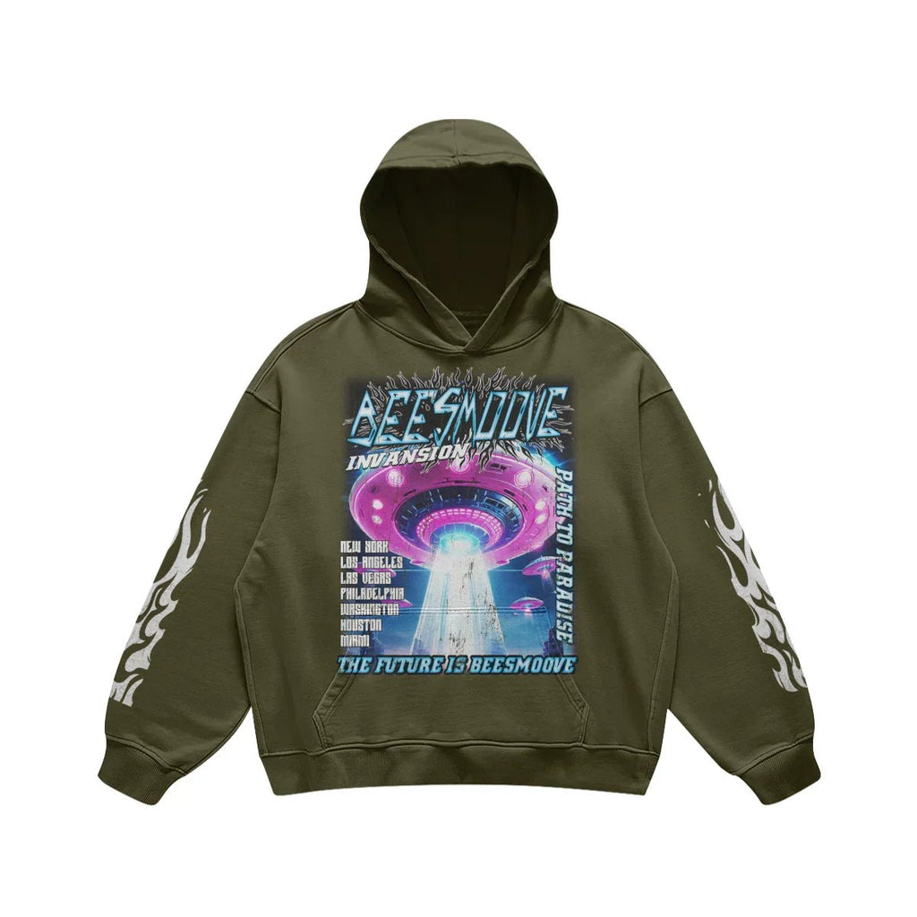 BEESMOOVE INVASION The Future is Now Hoodie - Beesmoove