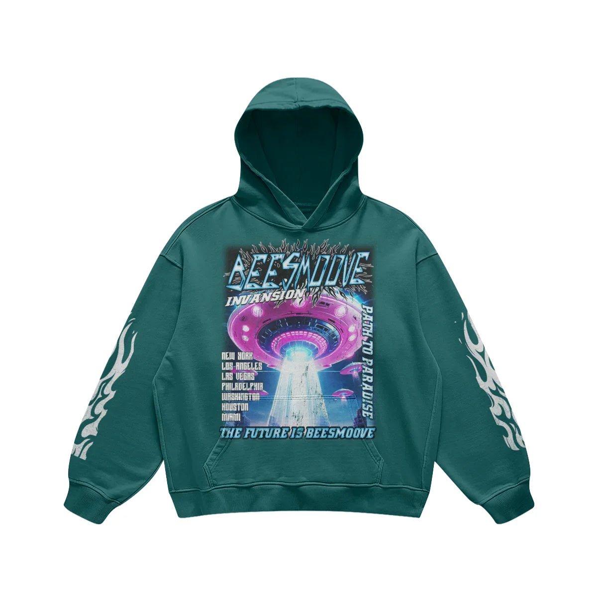 BEESMOOVE INVASION The Future is Now Hoodie - Beesmoove