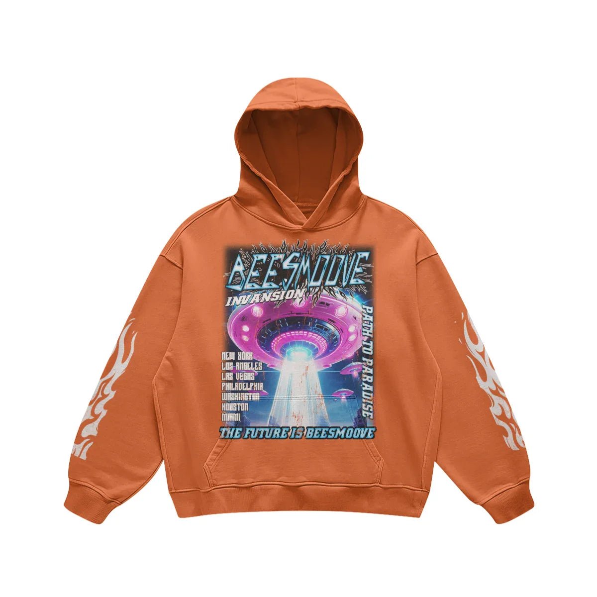 BEESMOOVE INVASION The Future is Now Hoodie - Beesmoove