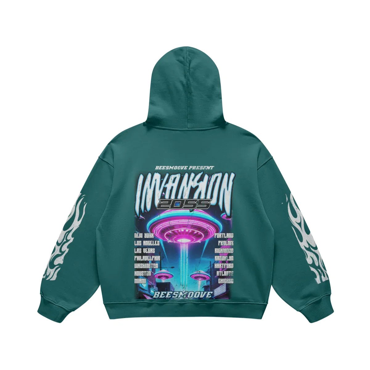 BEESMOOVE INVASION The Future is Now Hoodie - Beesmoove