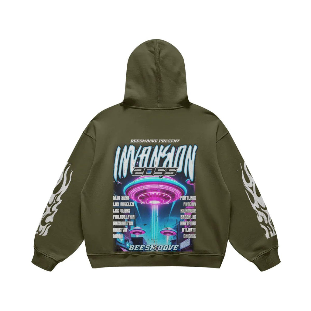 BEESMOOVE INVASION The Future is Now Hoodie - Beesmoove
