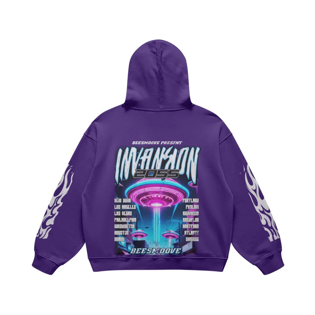 BEESMOOVE INVASION The Future is Now Hoodie - Beesmoove