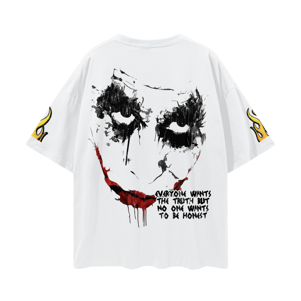 BEESMOOVE: Joker’s Hive Loose Drop Shoulder T-Shirt - Beesmoove