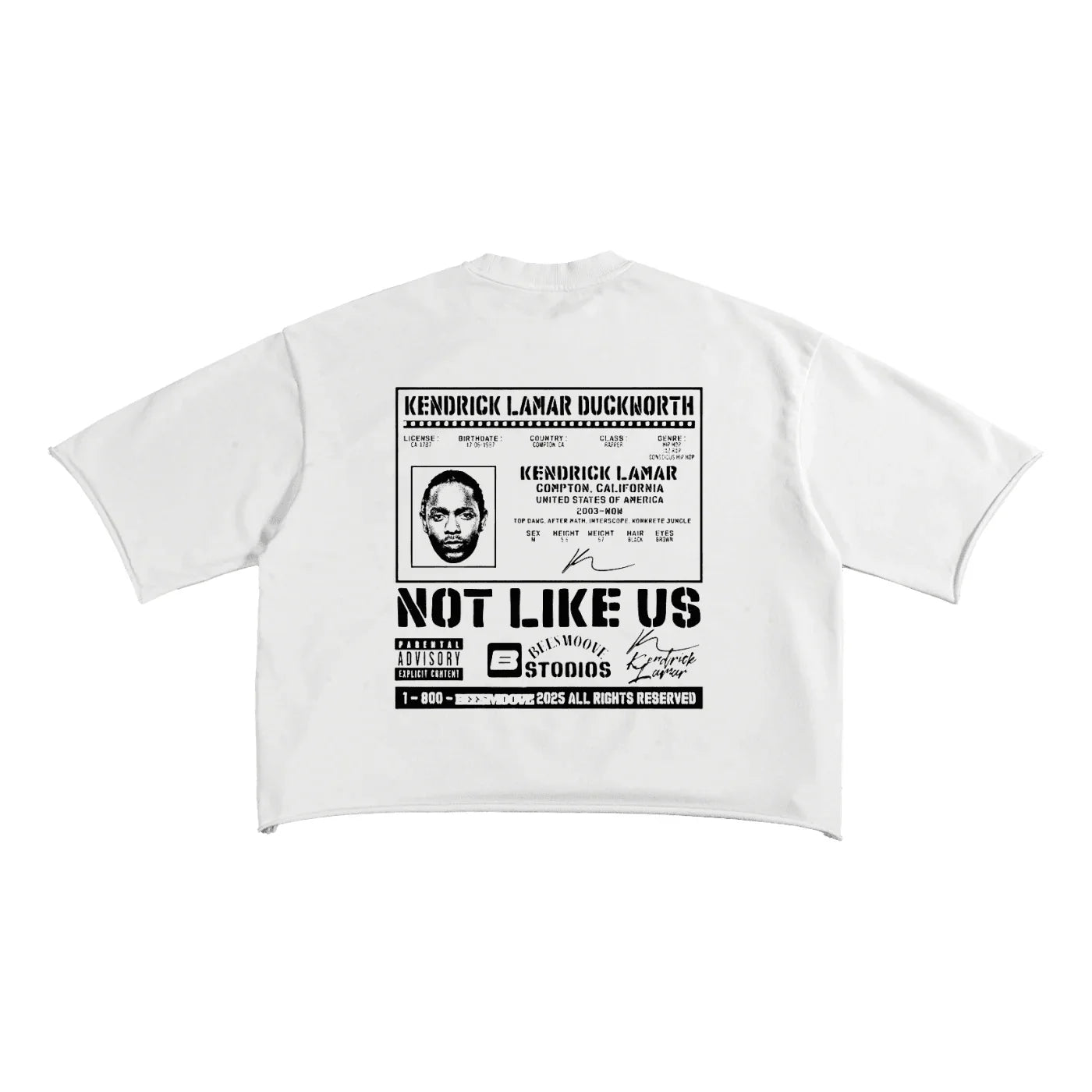 BEESMOOVE K DOT FREQUENCY Raw Edge T-shirt - Beesmoove