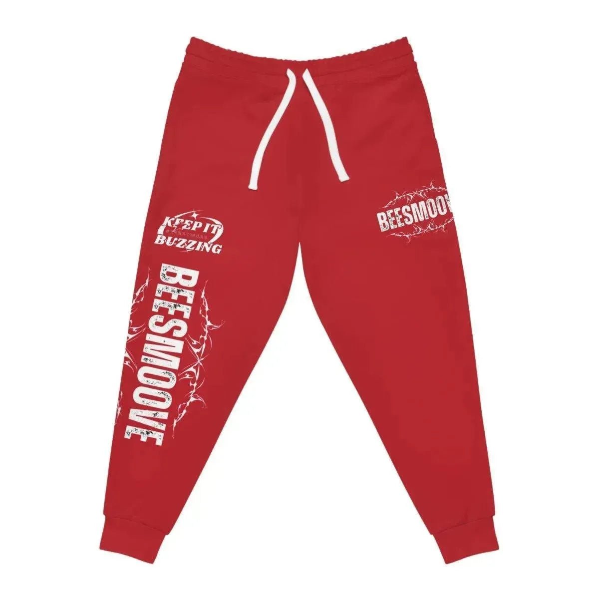 Beesmoove keep it buzzing red Athletic Joggers (AOP) - Beesmoove