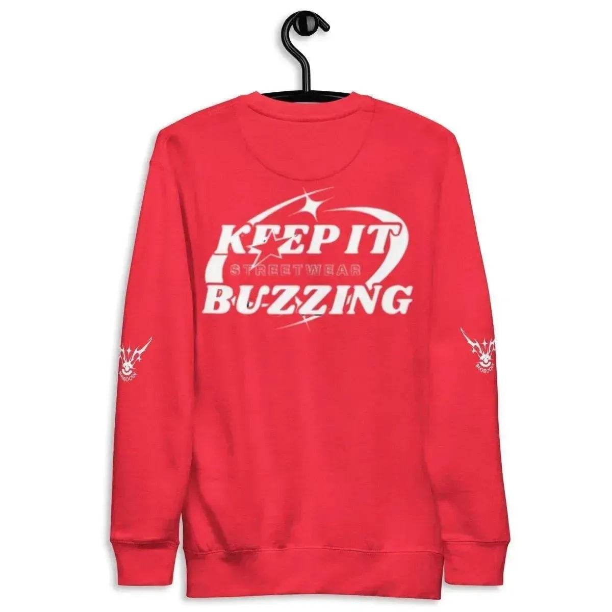 Beesmoove keep it buzzing Unisex Premium Sweatshirt - Beesmoove