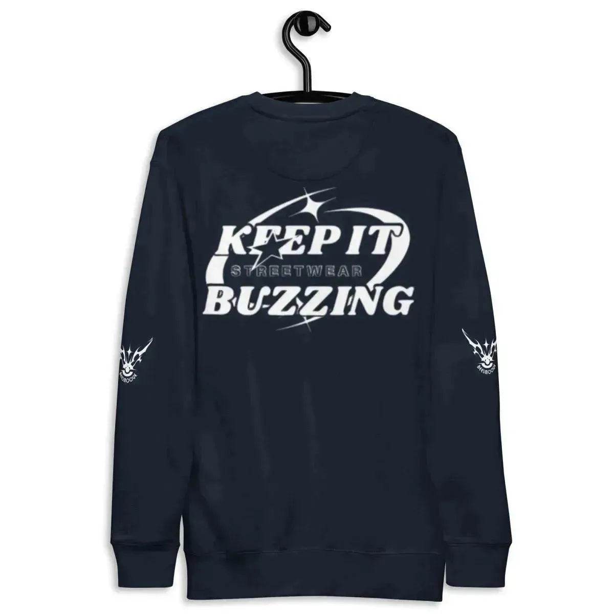 Beesmoove keep it buzzing Unisex Premium Sweatshirt - Beesmoove