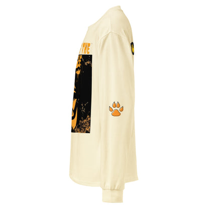 Beesmoove king of the jungle Premium heavyweight long sleeve shirt - Beesmoove