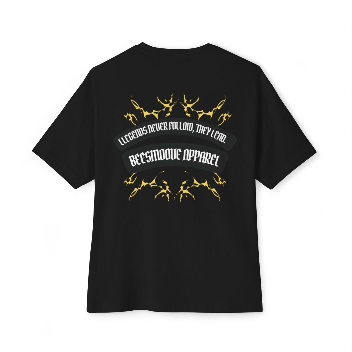 Beesmoove Legends never follow, they lead Oversized Boxy Tee - Beesmoove