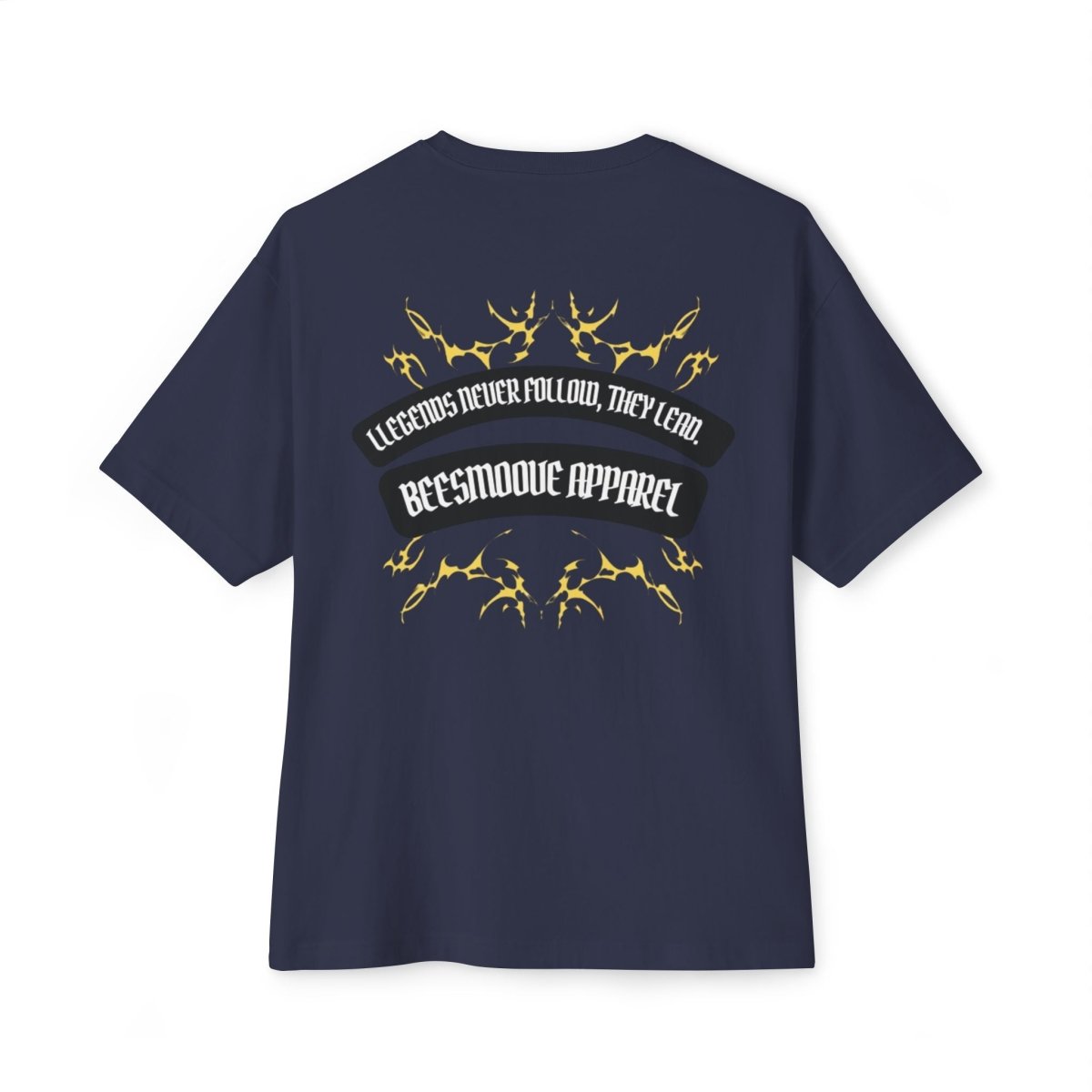 Beesmoove Legends never follow, they lead Oversized Boxy Tee - Beesmoove