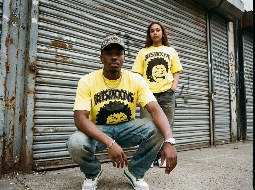 BEESMOOVE Lil Boo Chicago Streetwear Boxy Oversized T-Shirt - Beesmoove