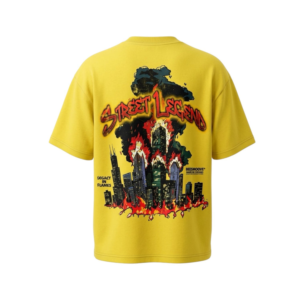 BEESMOOVE Lil Boo Chicago Streetwear Boxy Oversized T-Shirt - Beesmoove