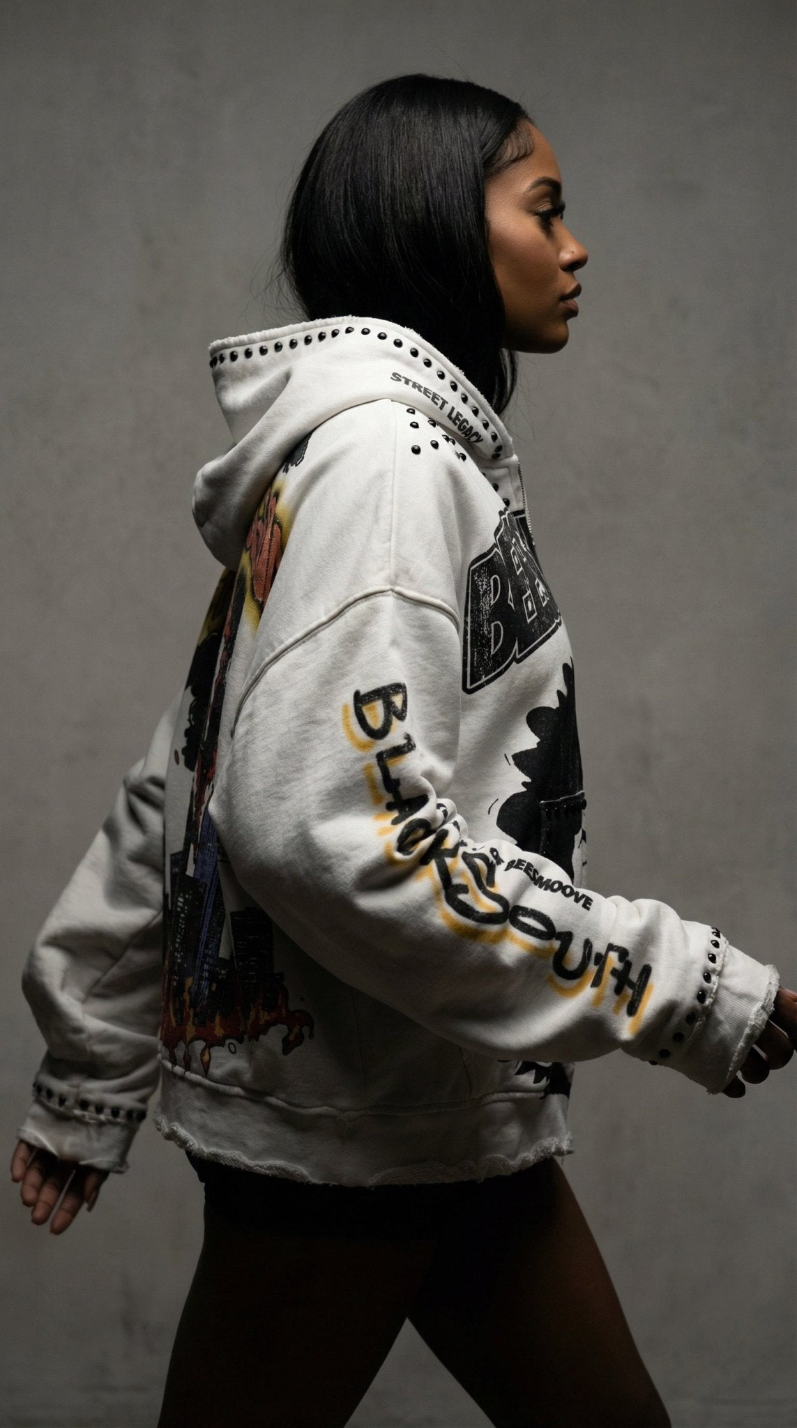 BEESMOOVE Lil Boo Chicago Streetwear Hoodie - Beesmoove