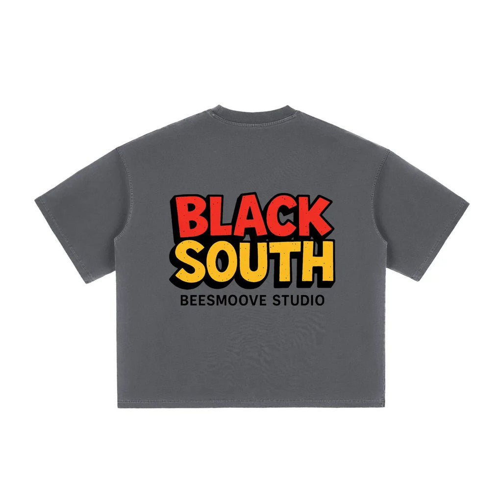 BEESMOOVE Lil Boo Da Menace Washed Boxy T-Shirt - Beesmoove