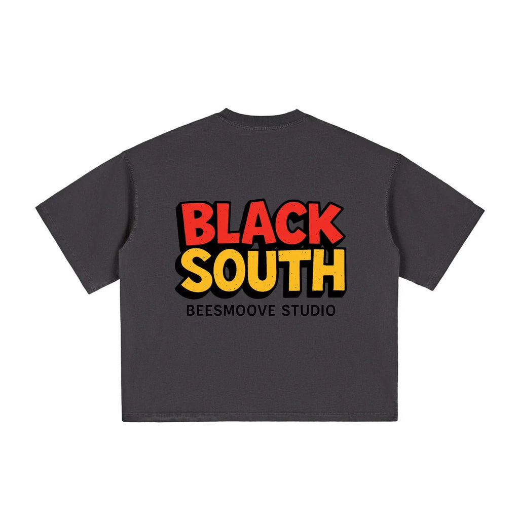 BEESMOOVE Lil Boo Da Menace Washed Boxy T-Shirt - Beesmoove