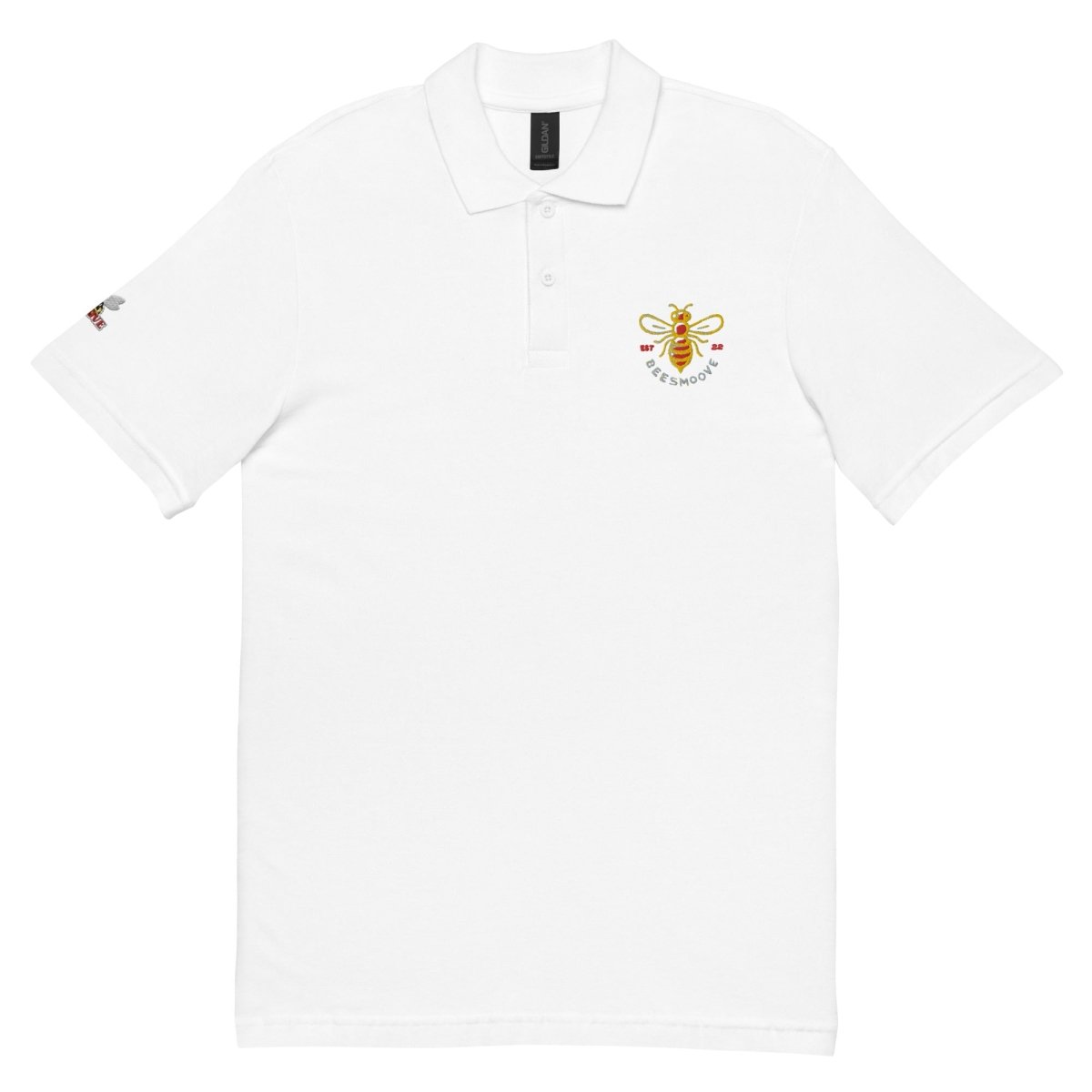 Beesmoove logo bee est 22 Unisex pique polo shirt - Beesmoove