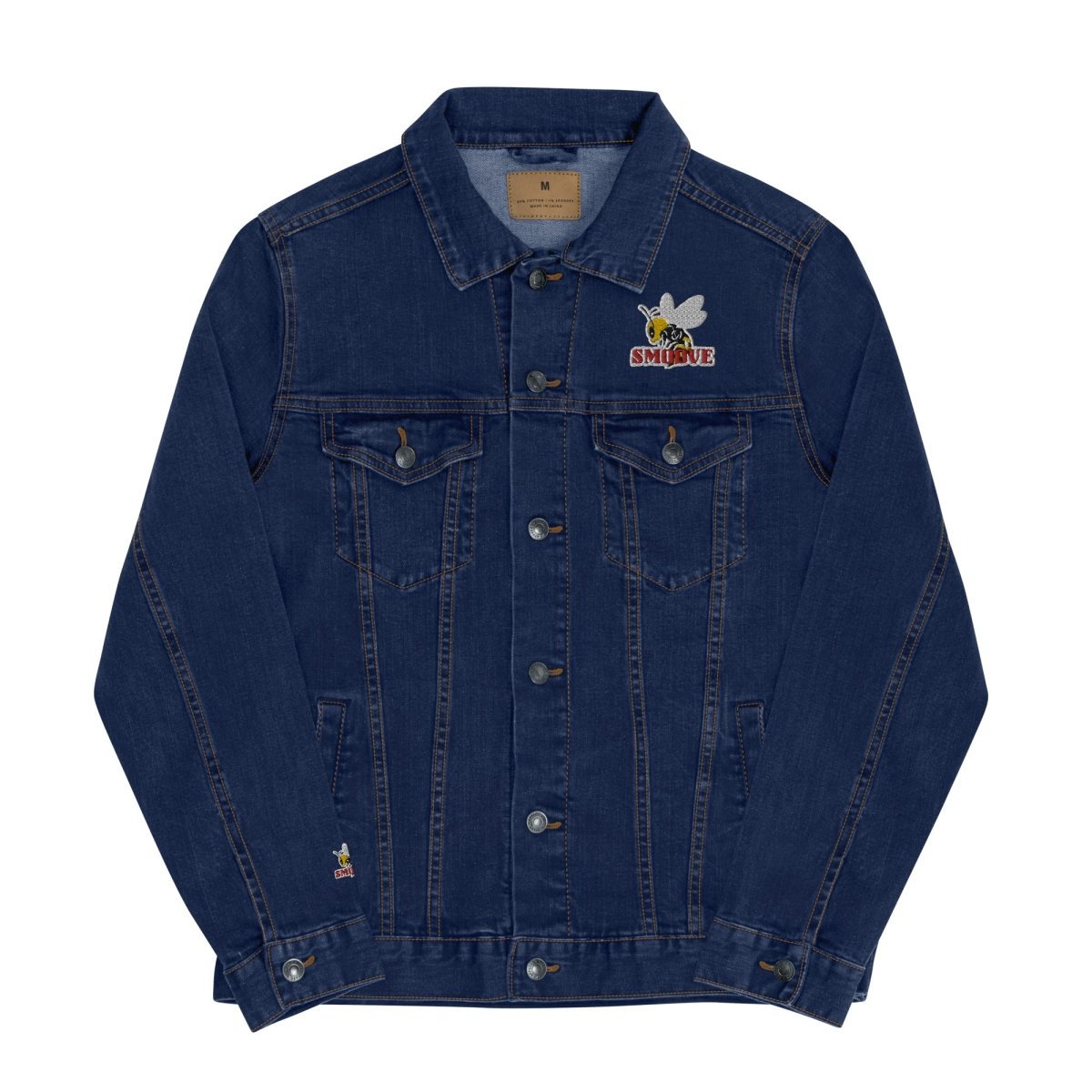 Beesmoove logo denim jacket - Beesmoove