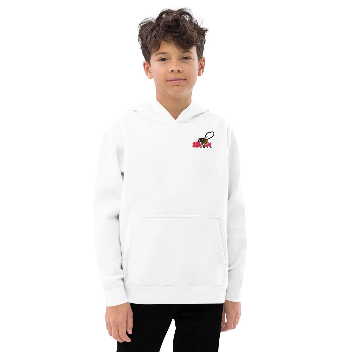 Beesmoove logo Kids fleece hoodie - Beesmoove