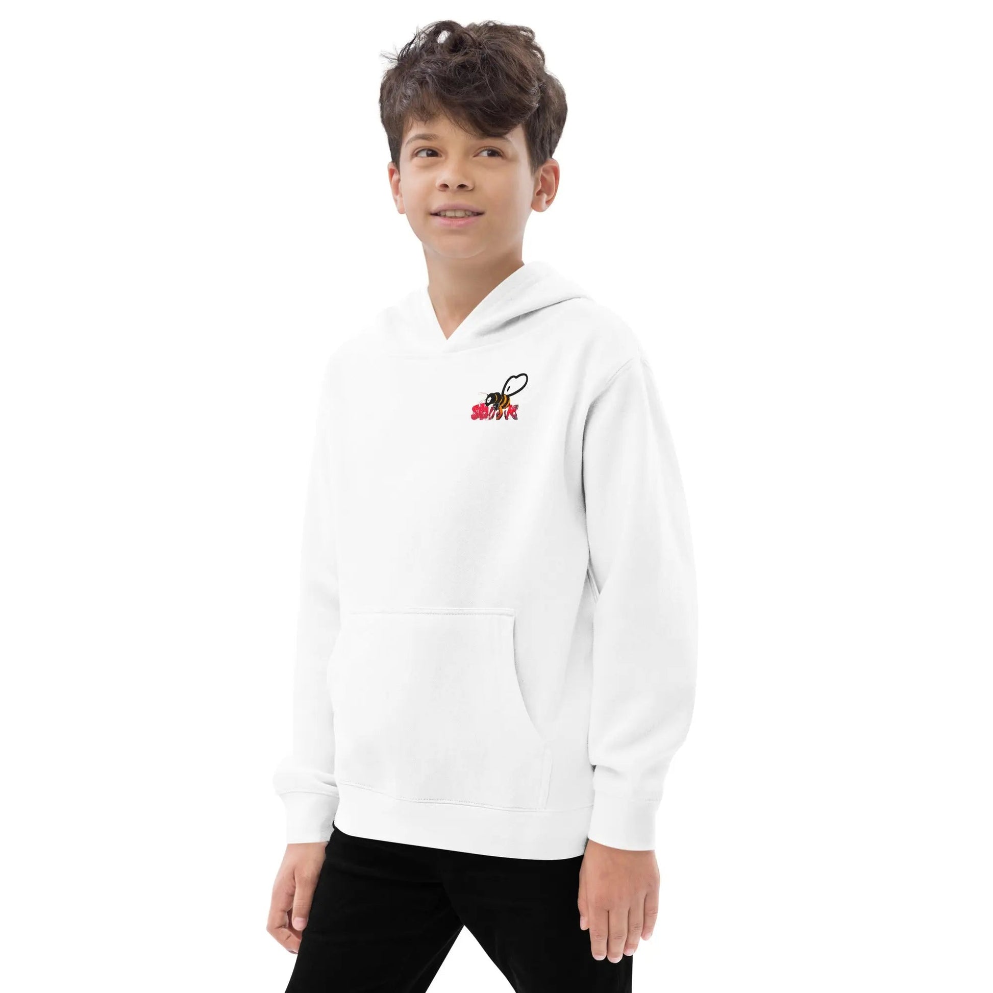 Beesmoove logo Kids fleece hoodie - Beesmoove