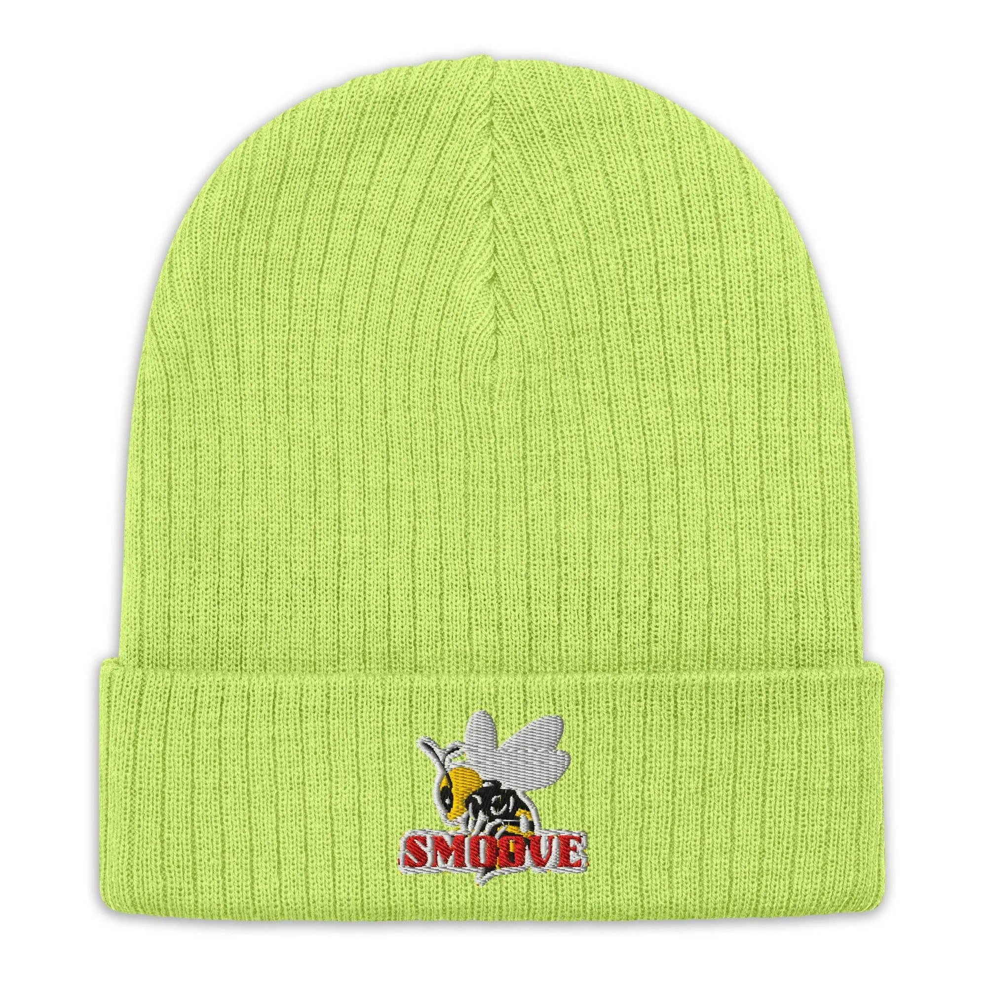 BEESMOOVE logo Ribbed knit beanie - Beesmoove