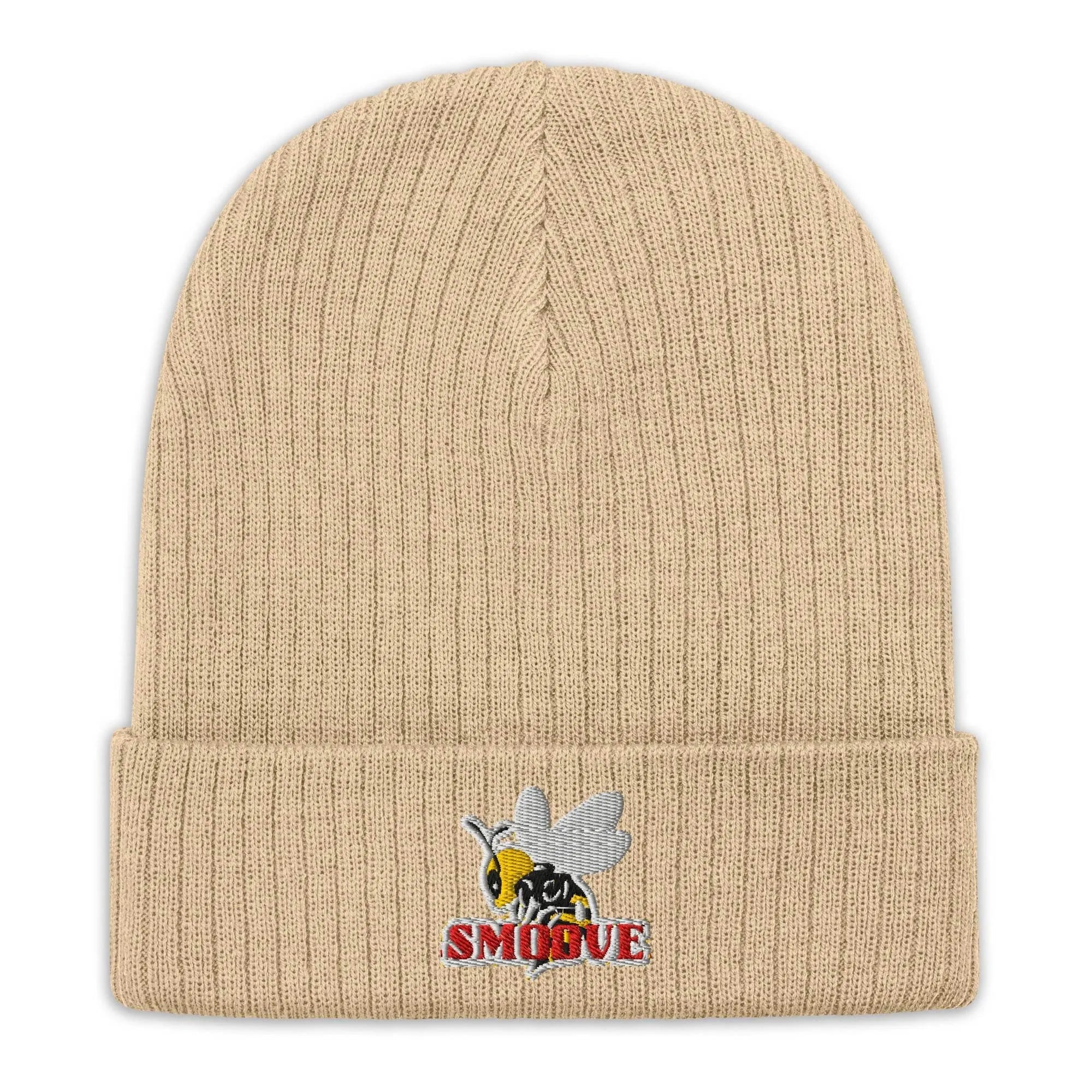 BEESMOOVE logo Ribbed knit beanie - Beesmoove
