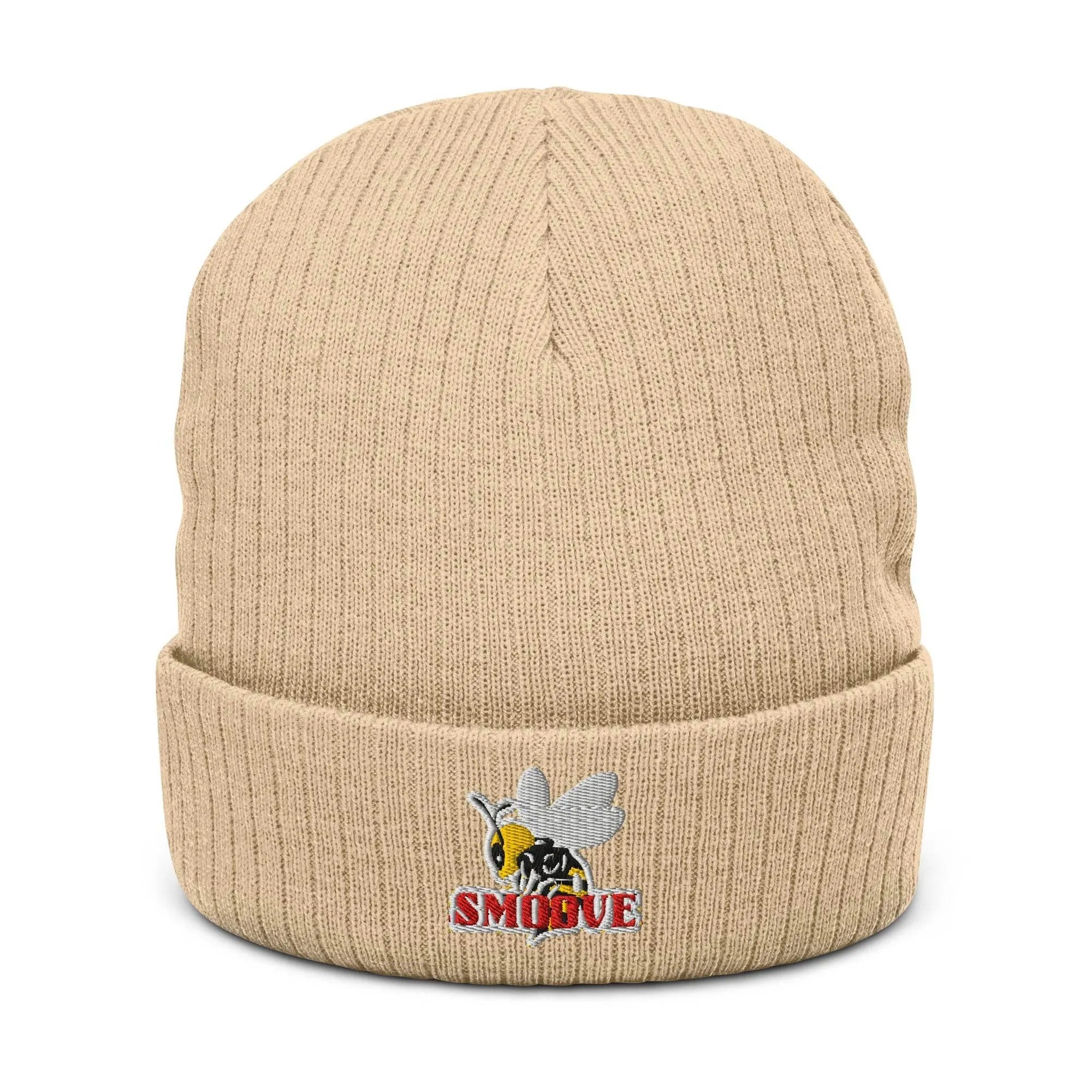 BEESMOOVE logo Ribbed knit beanie - Beesmoove