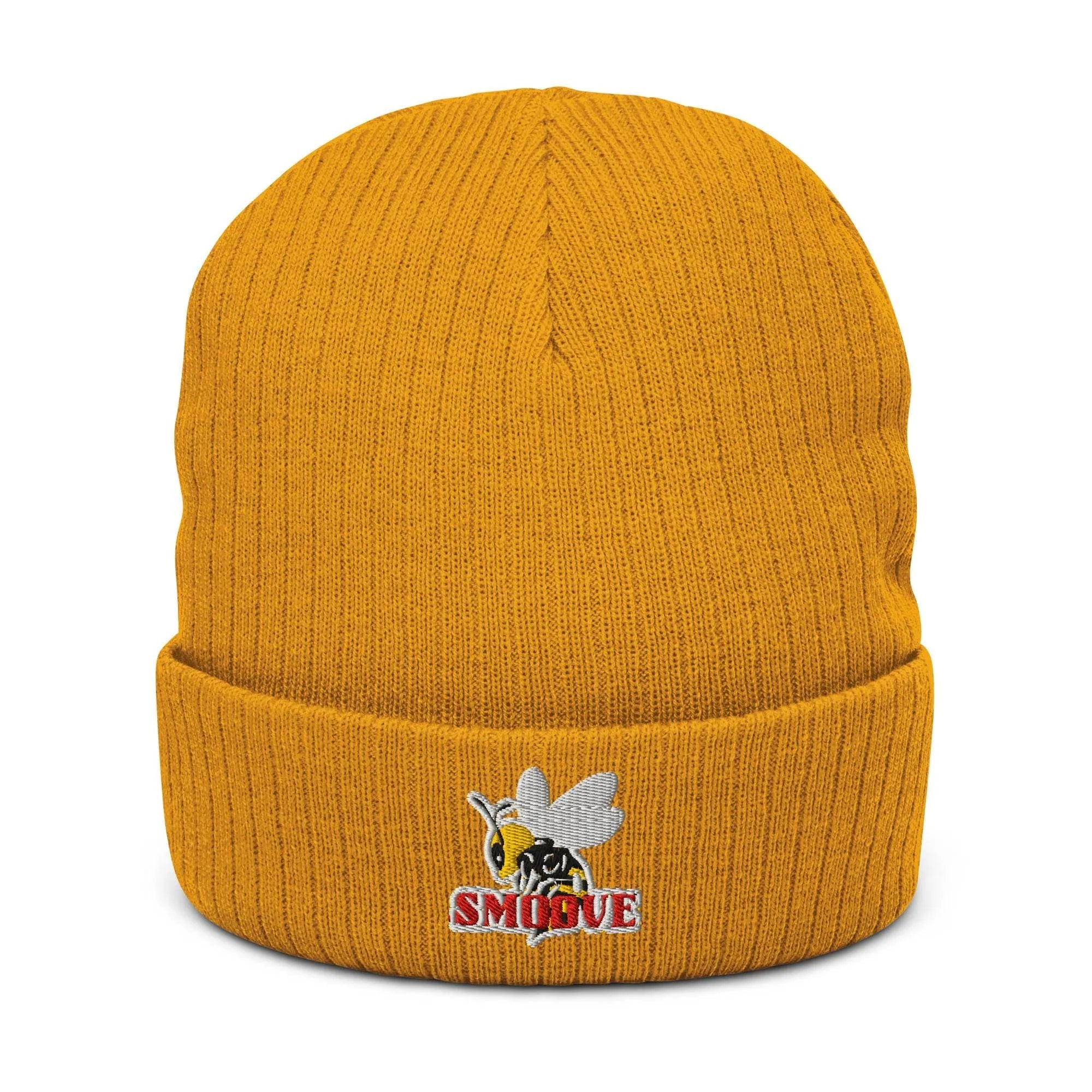 BEESMOOVE logo Ribbed knit beanie - Beesmoove