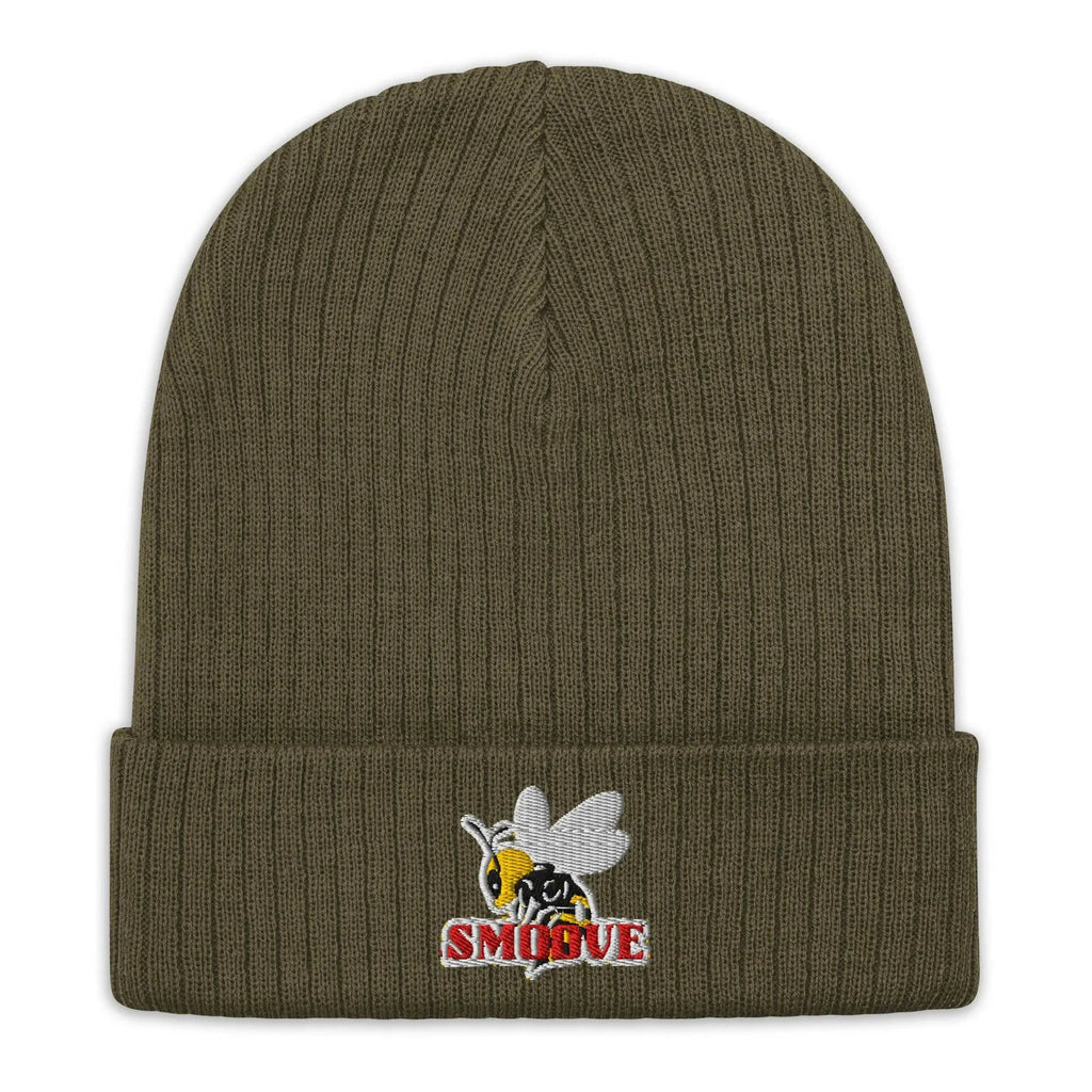 BEESMOOVE logo Ribbed knit beanie - Beesmoove