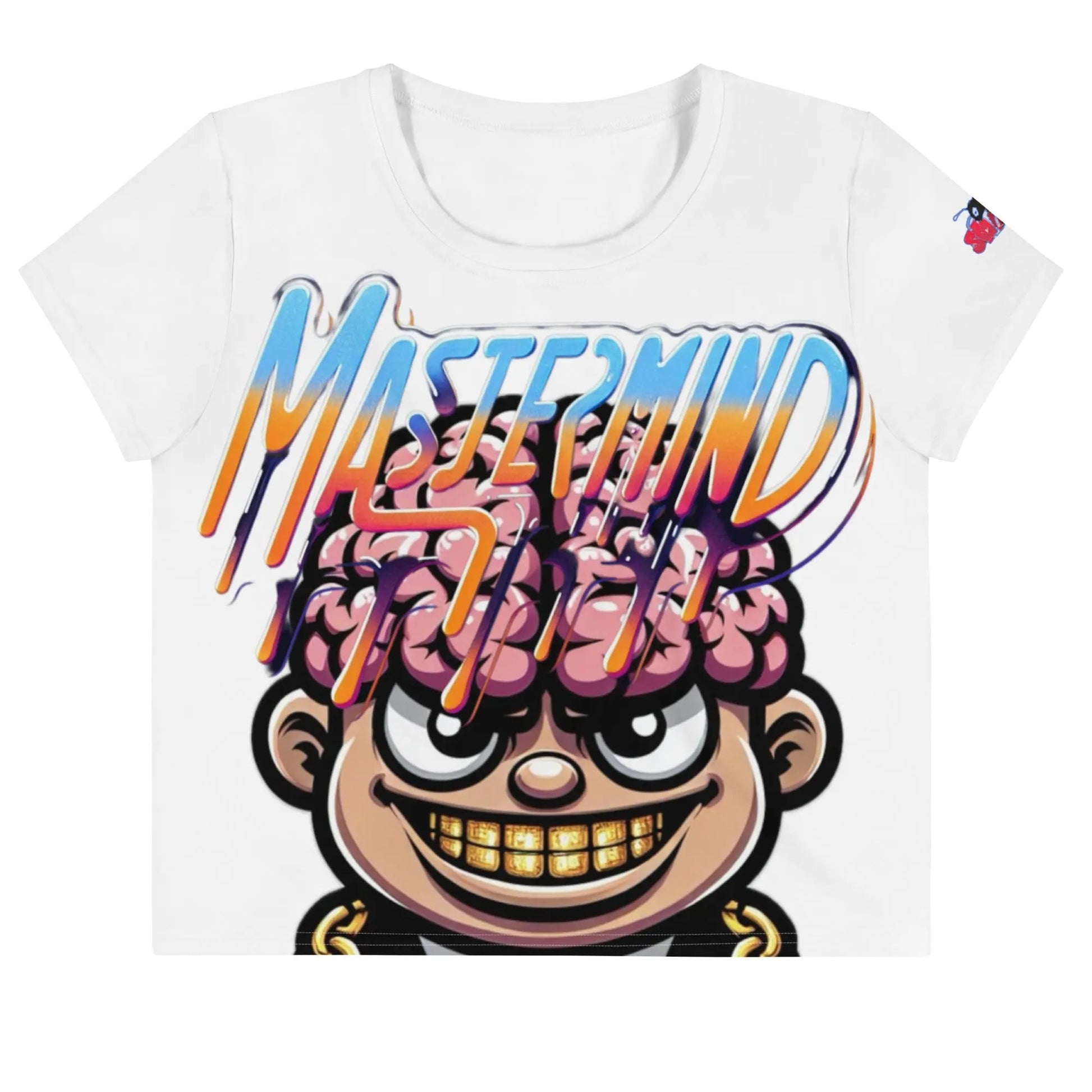 Beesmoove mastermind 2 All - Over Print Crop Tee - Beesmoove