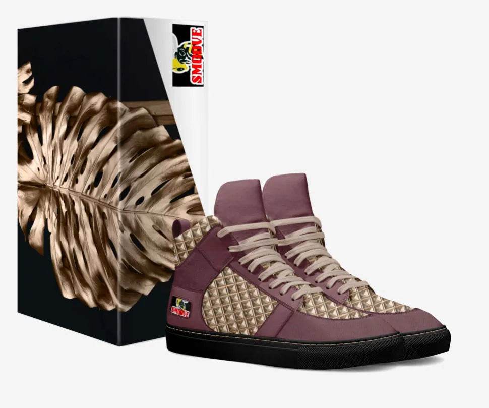 Beesmoove Mauve Monarch Sneaker - Beesmoove