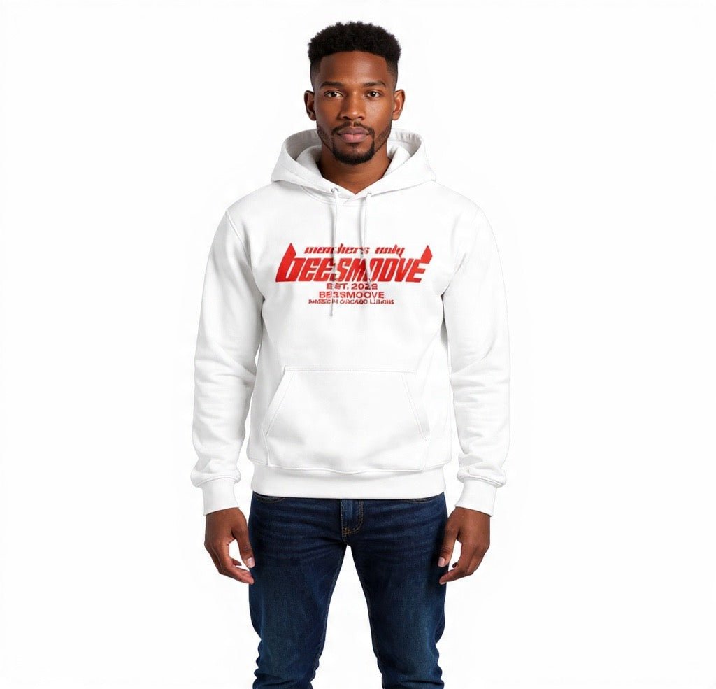 BEESMOOVE Members only Basic Oversize Fleeced Hoodie - Beesmoove